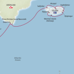 Map of Iceland Cruise Itinerary