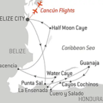 Map of Mexican Cruise Itinerary